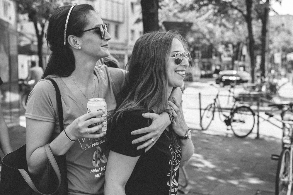 Krasses JGA-Fotoshooting an den Landungsbrücken